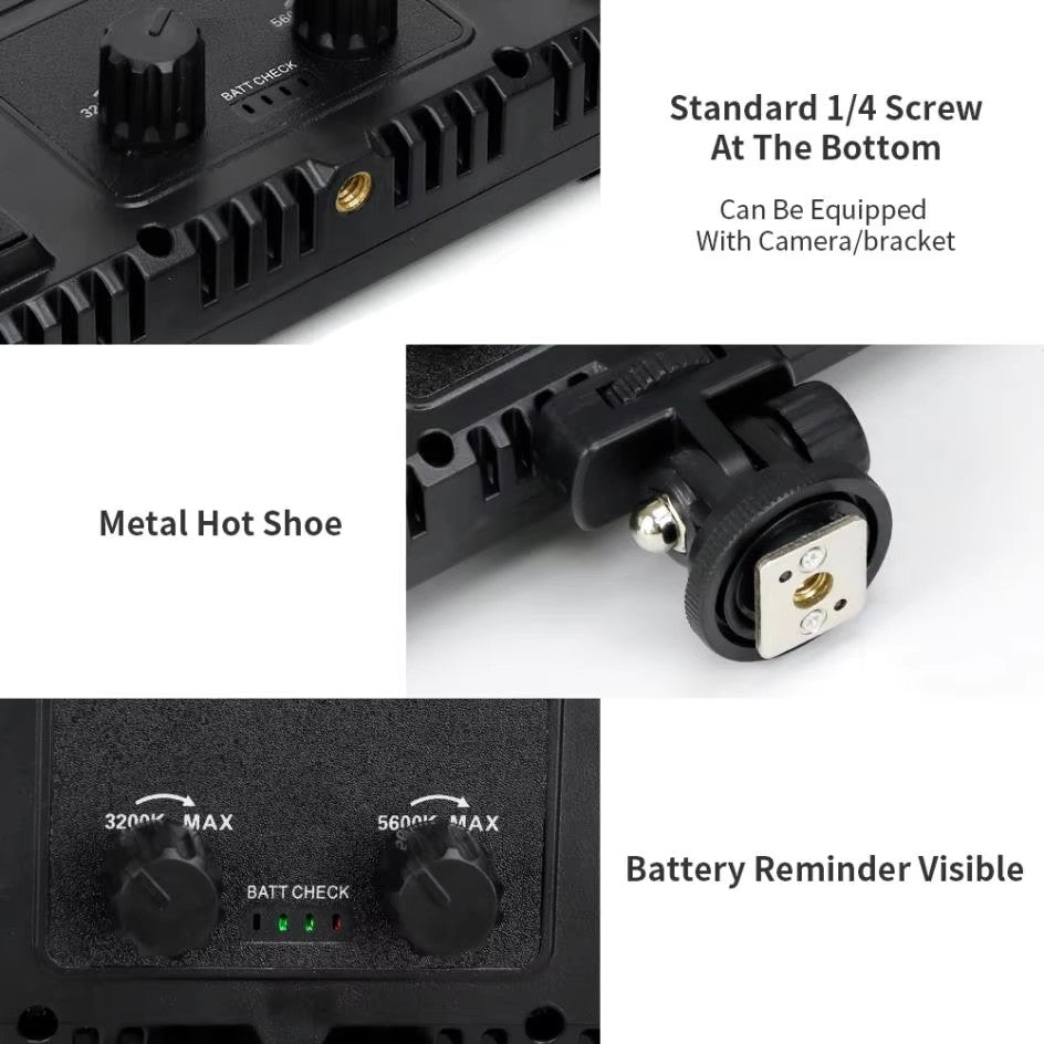 FX Studio 50W Bi-Color LED Panel with Dual Battery Kit & Charger