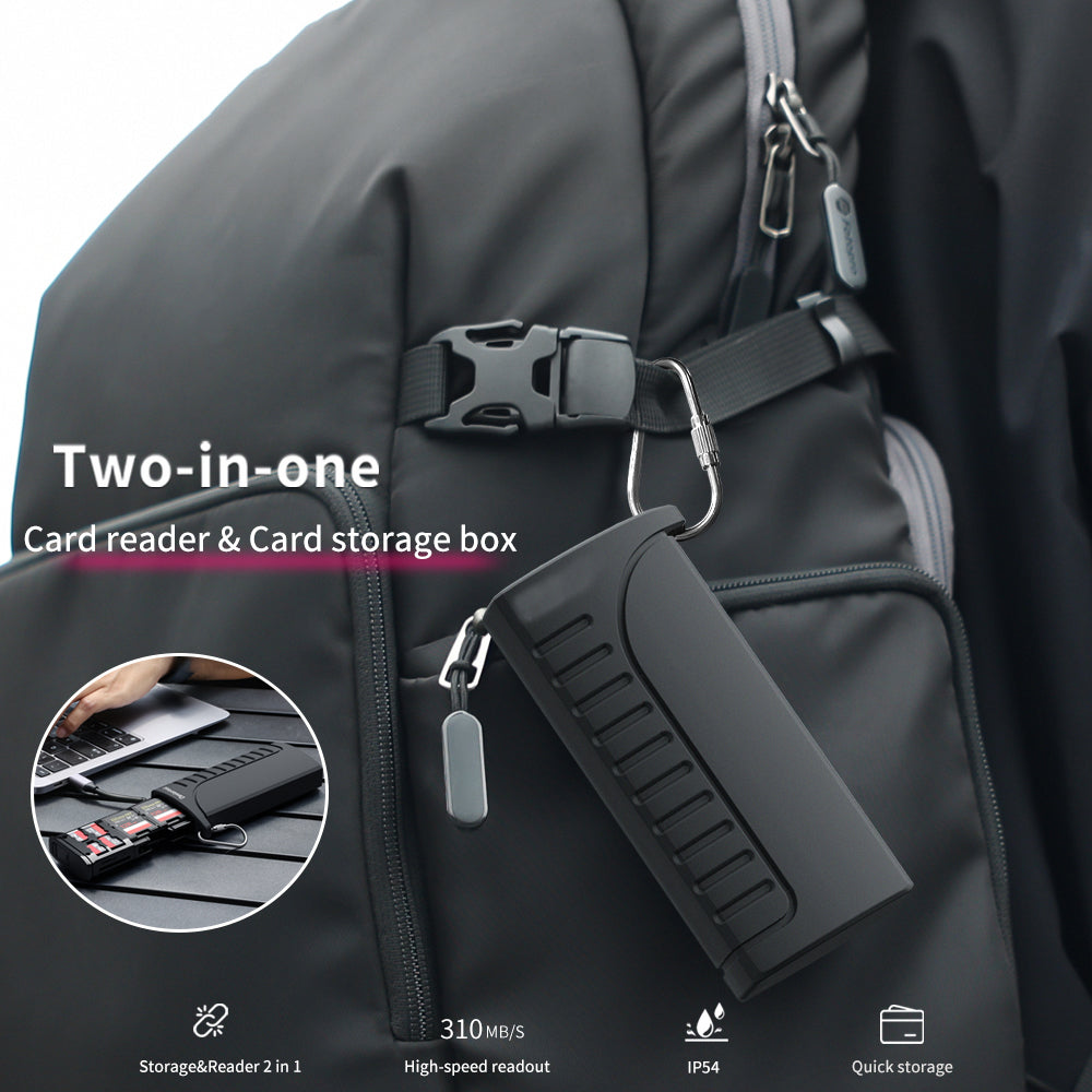 Mamen CF-Reader Pro – Type-C Multi Card Reader & Storage Box