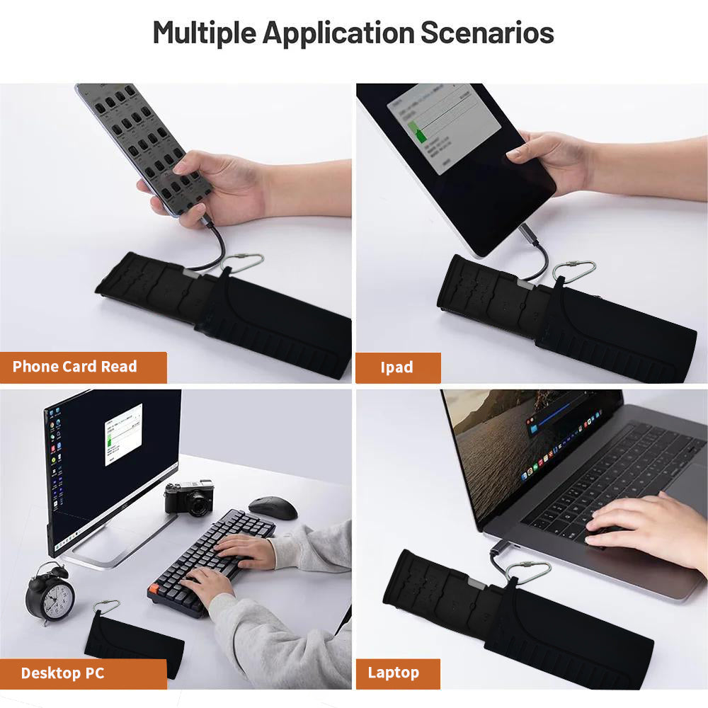 Mamen CF-Reader Pro – Type-C Multi Card Reader & Storage Box