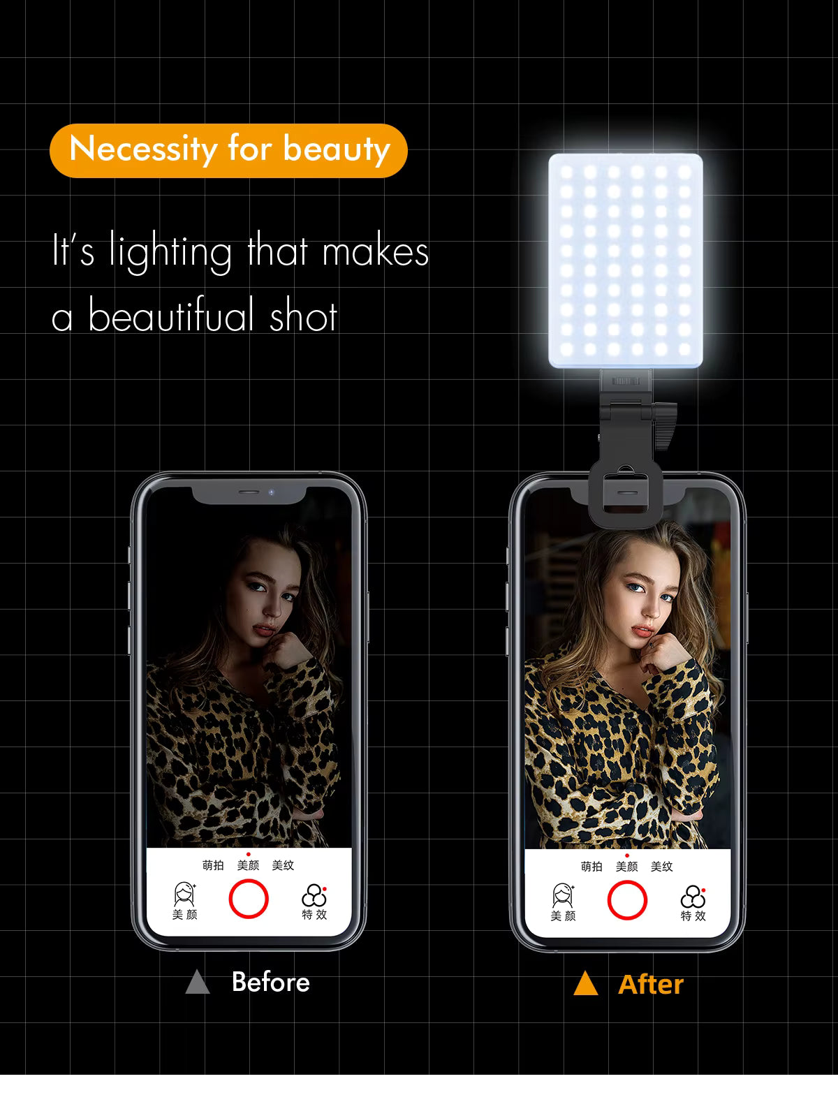 Mamen CL-V11R Bi+RGB Light