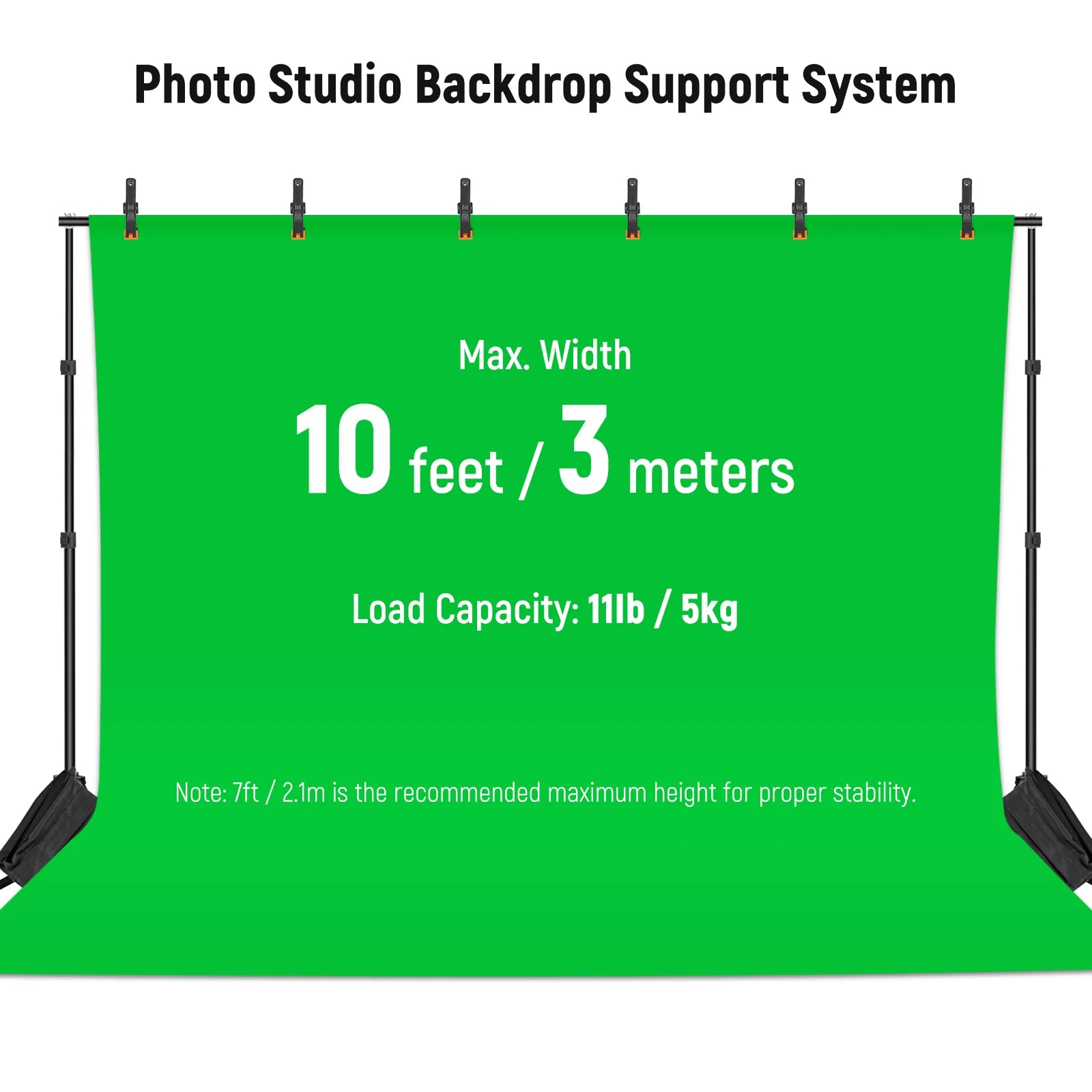 FX Studio 2.6M x 3M Background Support System