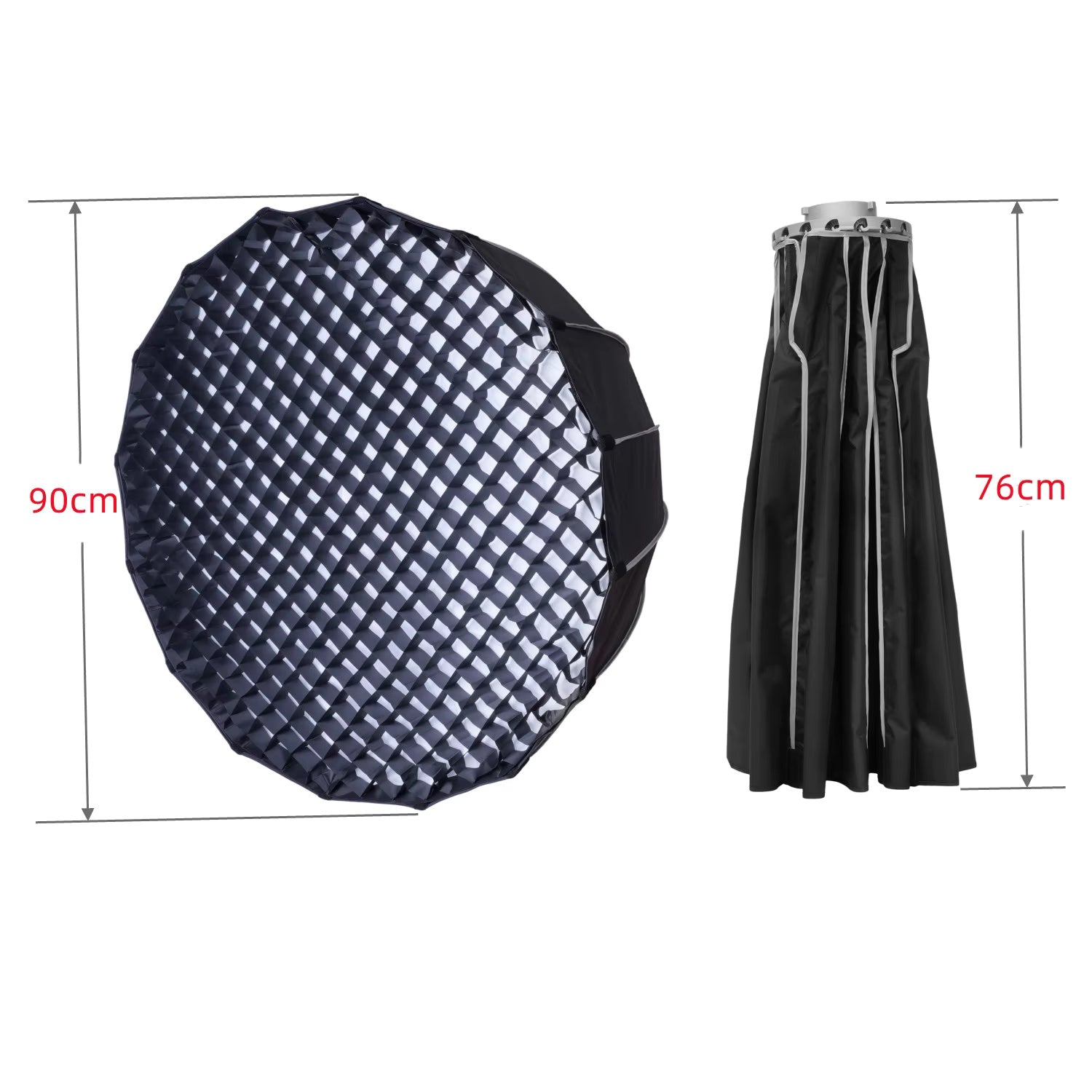 FX Studio Deep Parabolic Softbox + Grid (PL Line)