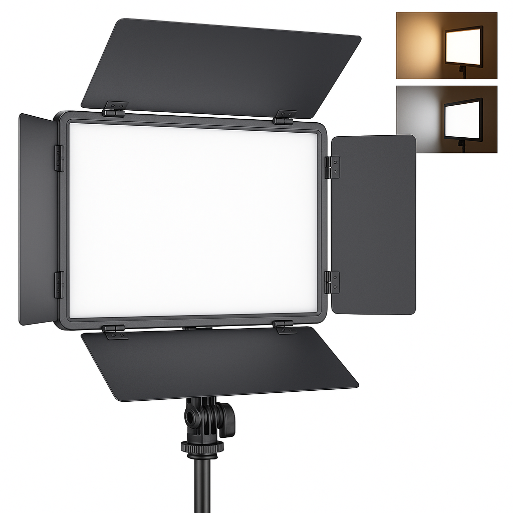 FX Studio 50W Bi-Color LED Panel with Dual Battery Kit & Charger