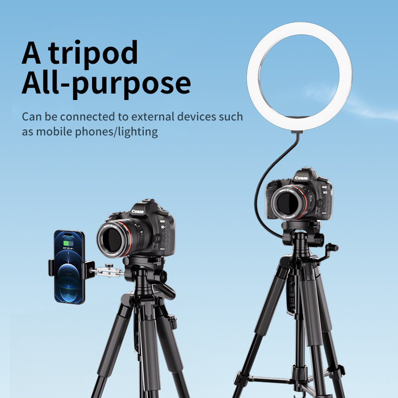 FX Studio Professional Tripod – 188cm, 5-Section Heavy-Duty Stand