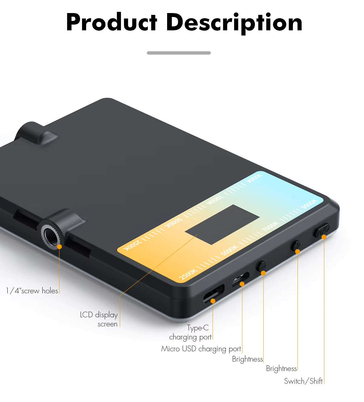 Mamen CL-V11R Bi+RGB Light
