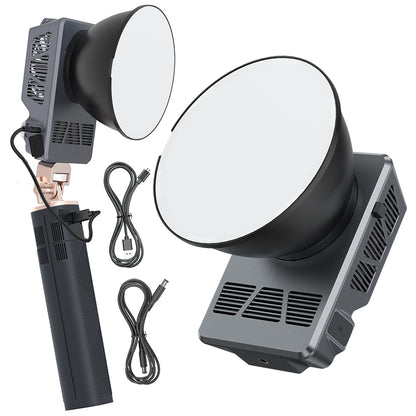 Mamen 100W RGB LED COB Professional LED Video Light with 140W Power Supply Handle