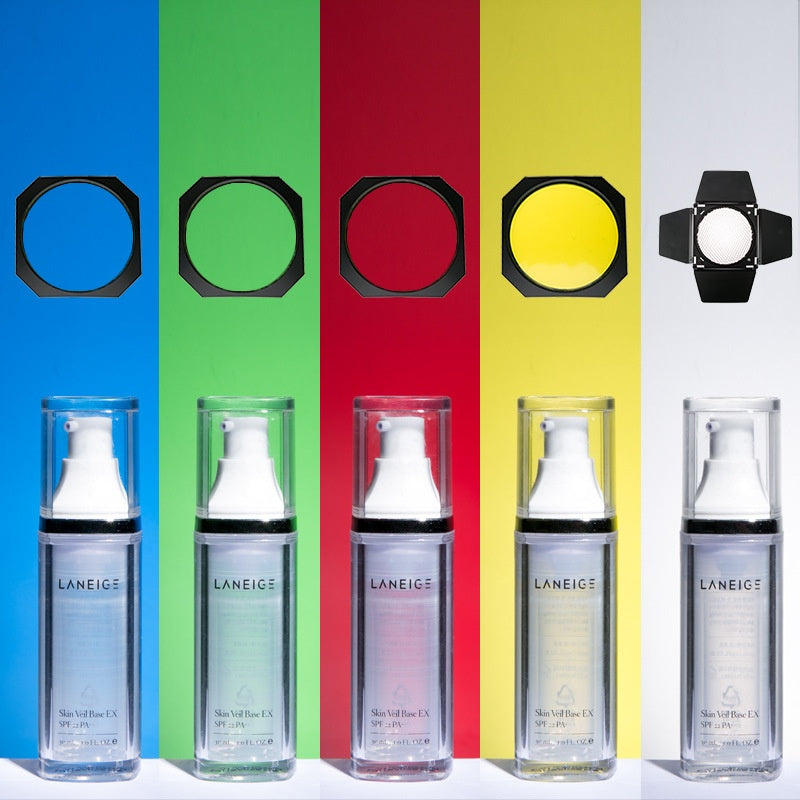 Mamen Honeycomb Grid Barndoor With Color Filter Kit