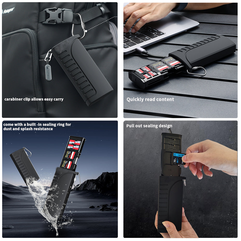 Mamen CF-Reader Pro – Type-C Multi Card Reader & Storage Box