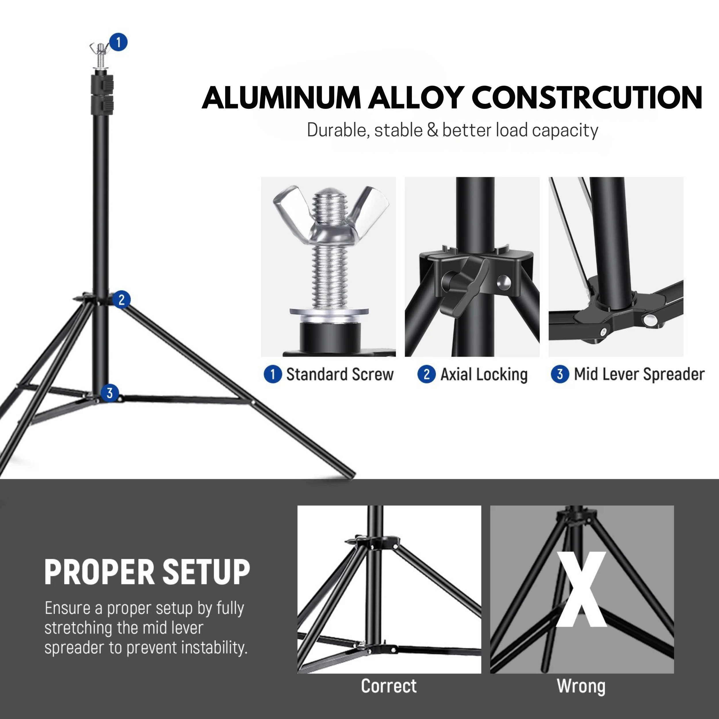 FX Studio 2.6M x 3M Background Support System