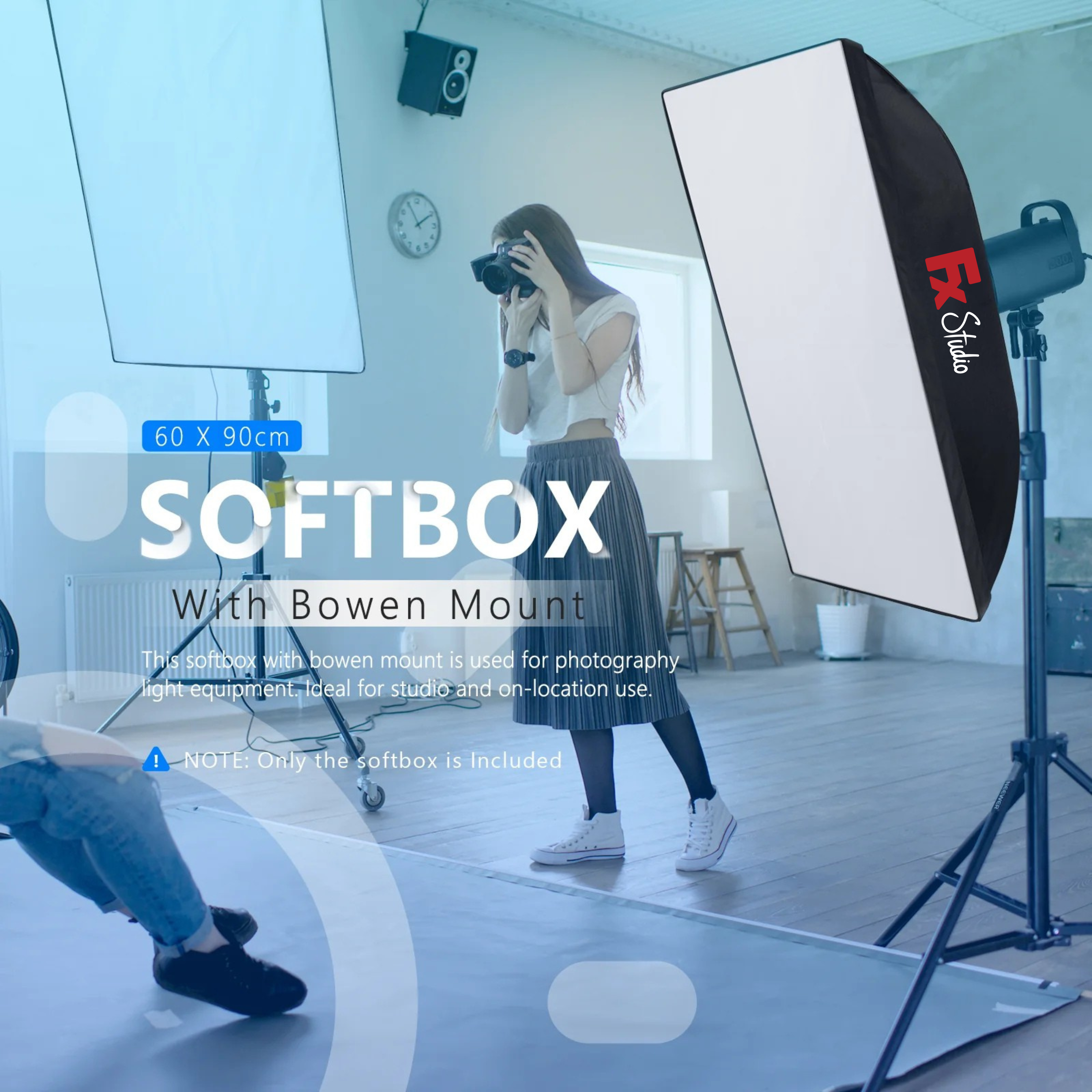 FX Studio Bowens Mount Softbox 60x90cm - PL Series